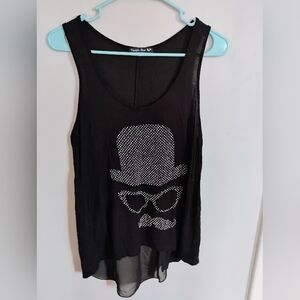Double Zero Black and White Tank Top